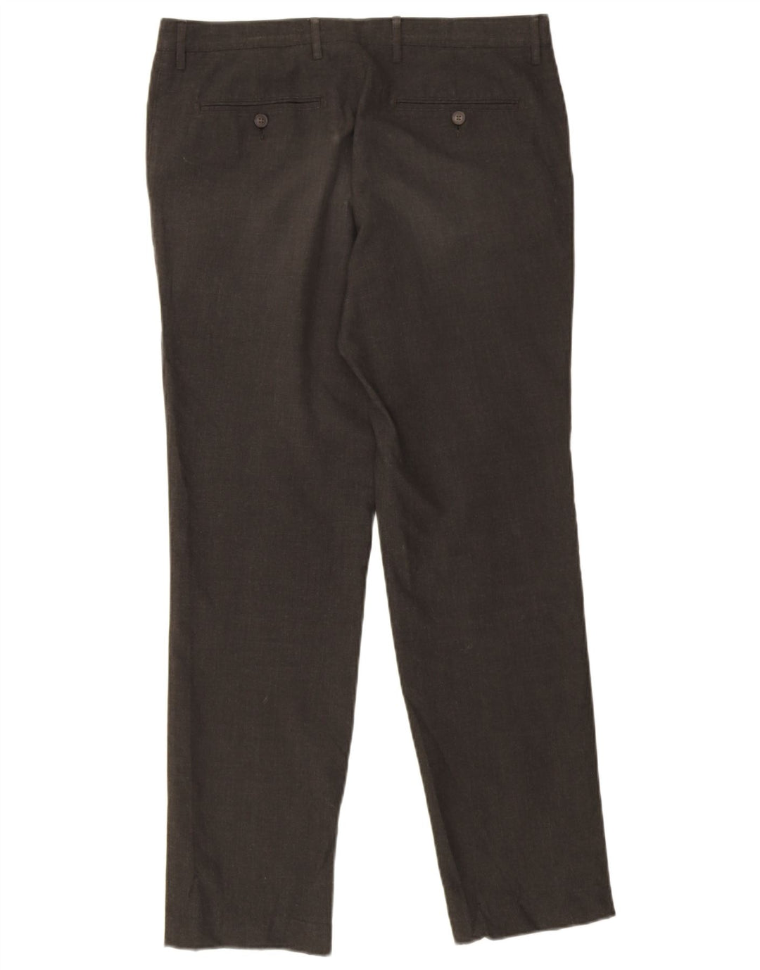 Marks & Spencer Herre Slim Fit Chino Bukser W34 L31 Grå Houndstooth