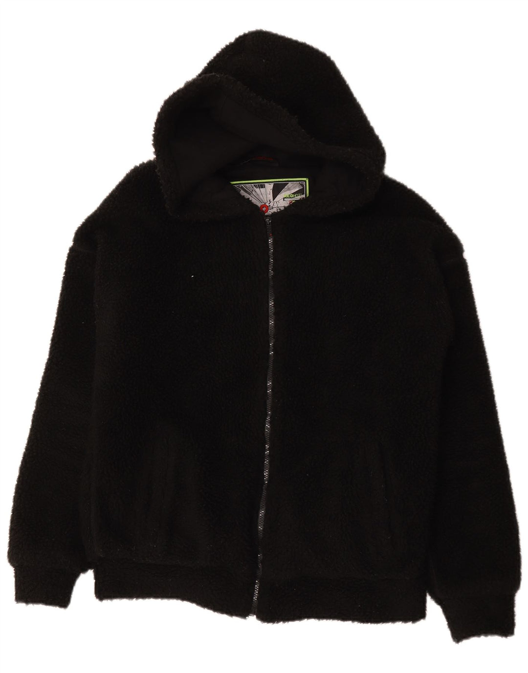 Mistral Herre Hætte Fleecejakke UK 38 Medium Sort Polyester