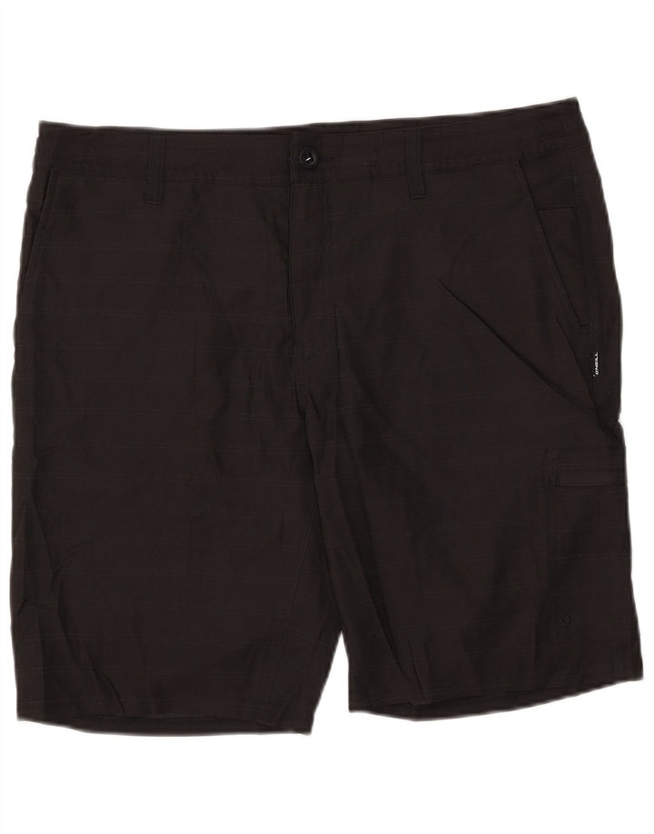 O'Neill Herre Cargo Shorts W36 Stor sort stribet polyester