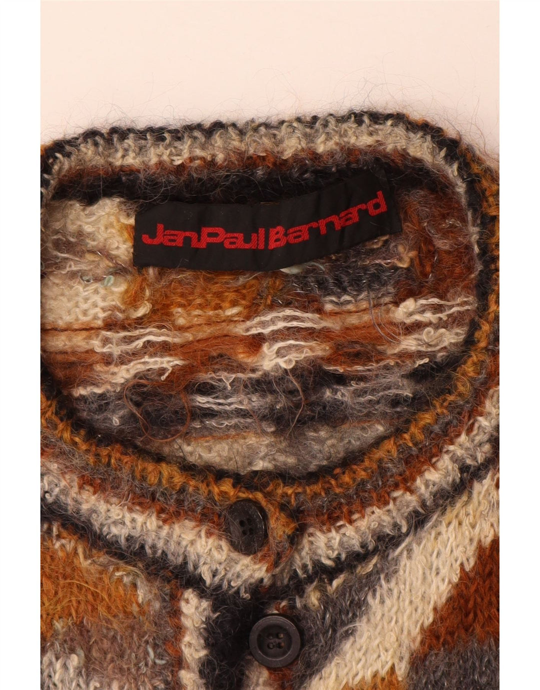 Jan Paul Barnard Dame Cardigan Sweater UK 14 Stor Flerfarvet