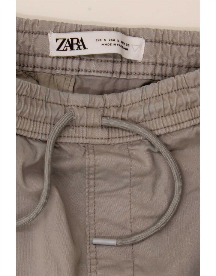 Zara Herre Joggers Chino Bukser Small W27 L28 Grå