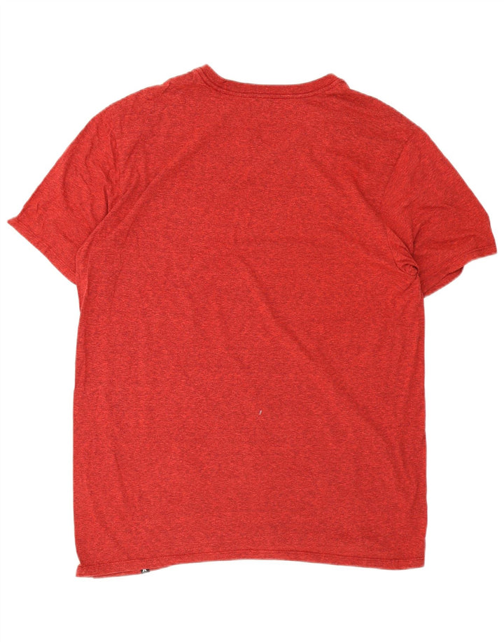 Hurley Herre T-Shirt Top Stor rød Flecked Polyester