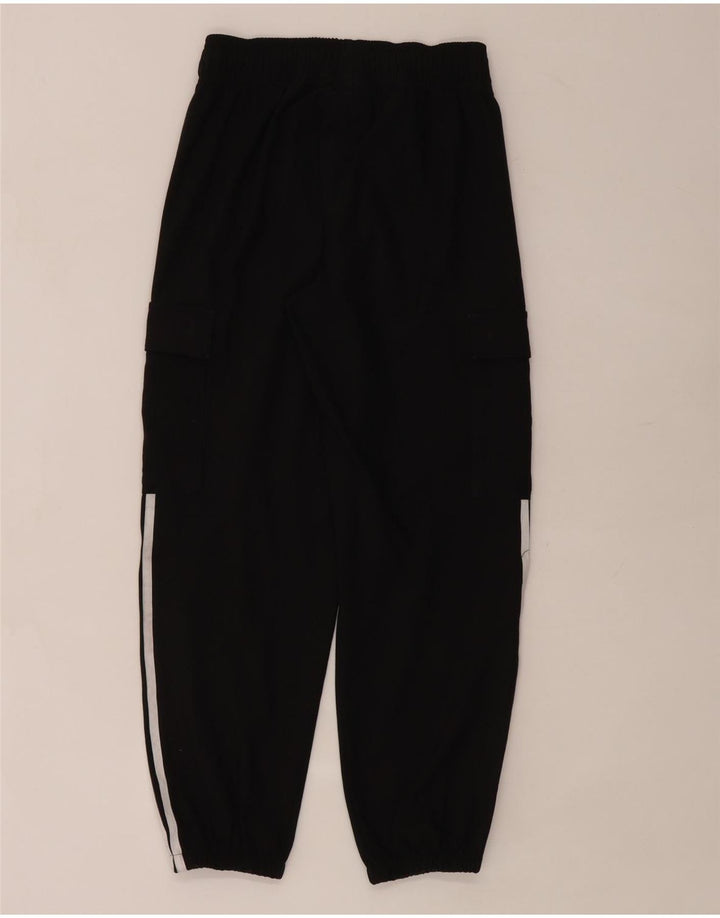 Adidas Boys Cargo Træningsdragt Bukser Joggers 11-12 År Sort Polyester