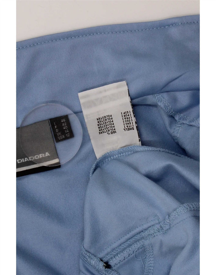 Diadora træningsdragt topjakke til kvinder UK 14 Stor blå polyester