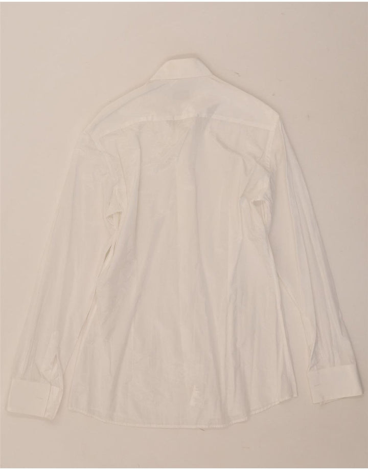 Carlo Pignatelli Herreskjorte Str. 38 15 Medium Hvid Polyester