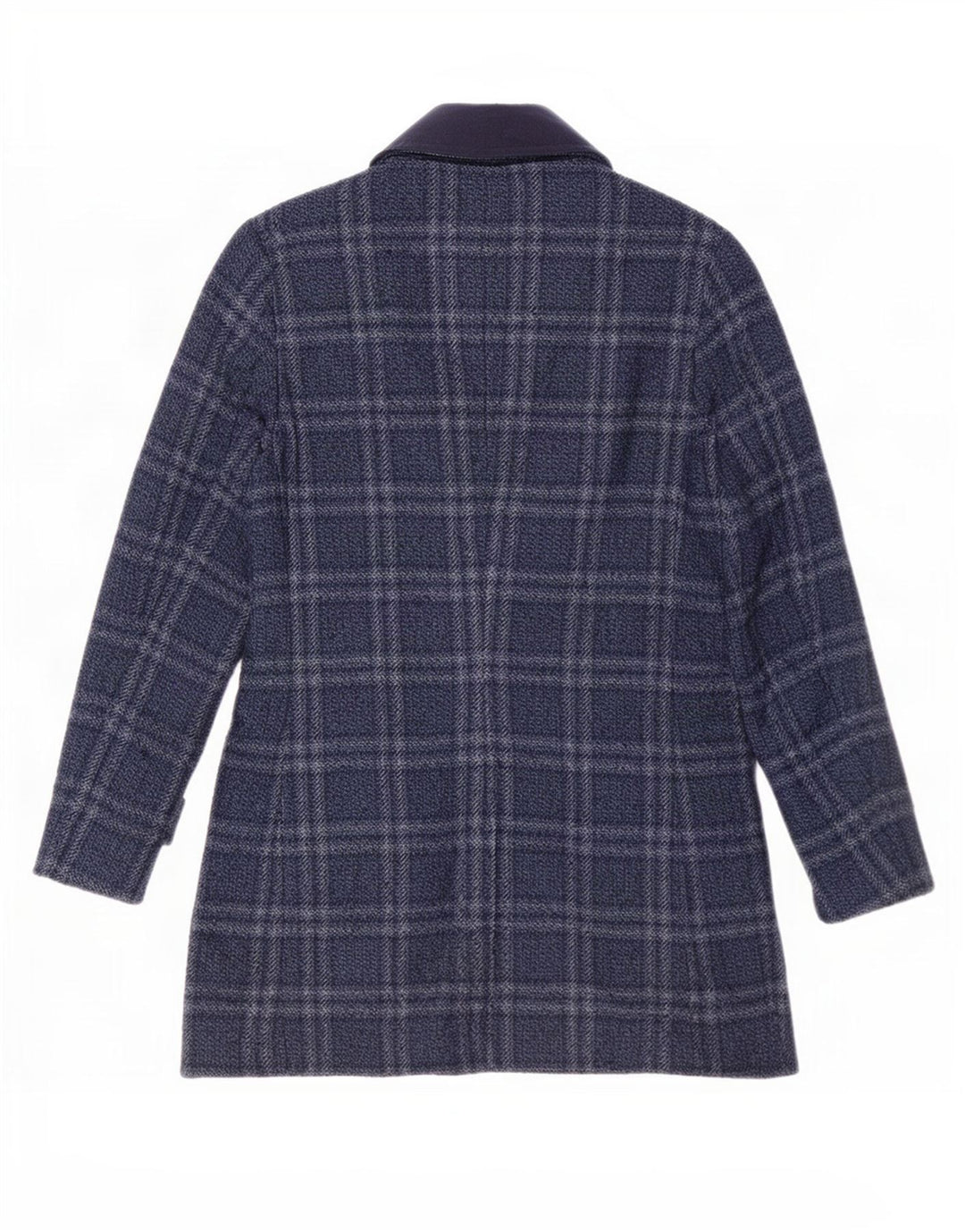 Vintage overtræk til mænd IT 46 Lille marineblå ternet polyester