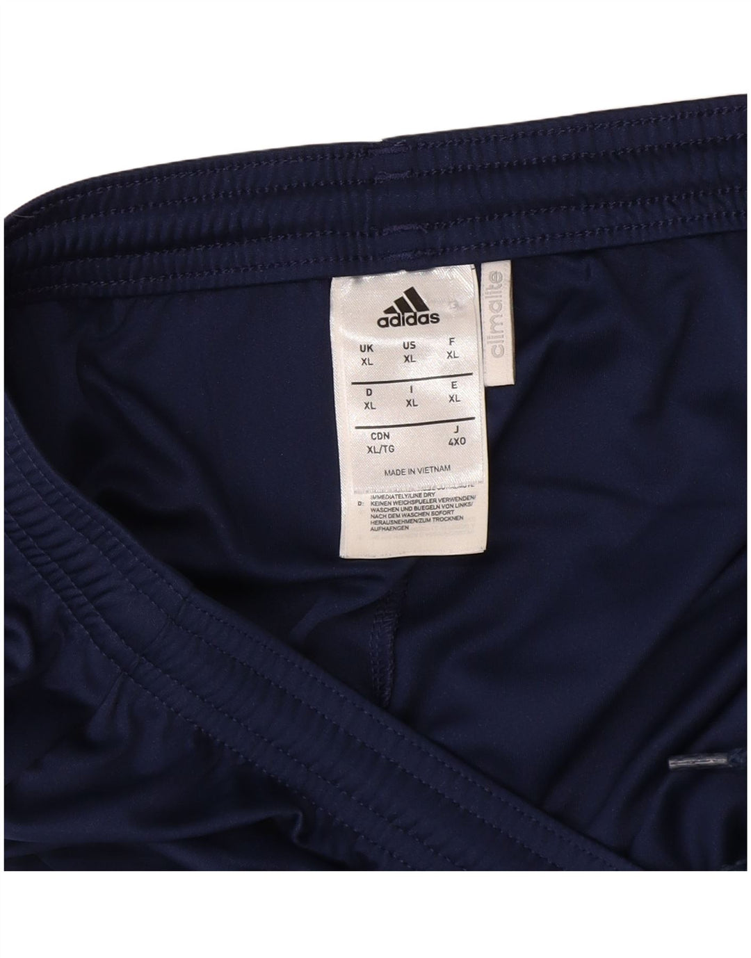 Adidas Herre Climalite Sport Shorts XL Navy Blue Polyester