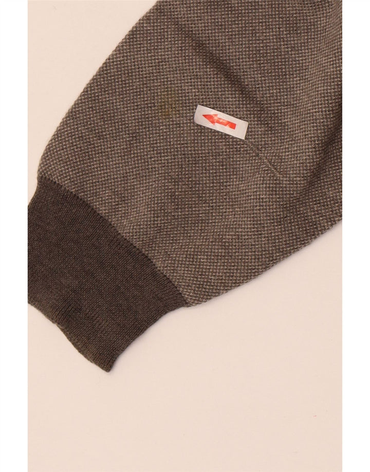 Marks & Spencer Herre V-hals sweater Stor Grå Merinould