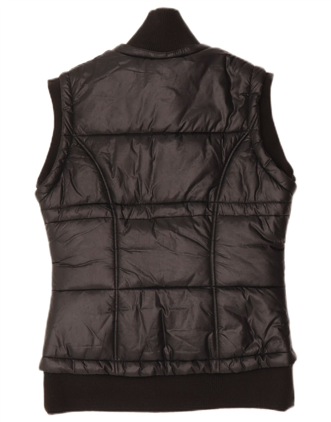 Adidas Womens Polstret Gilet IT 44 Medium Black Polyester