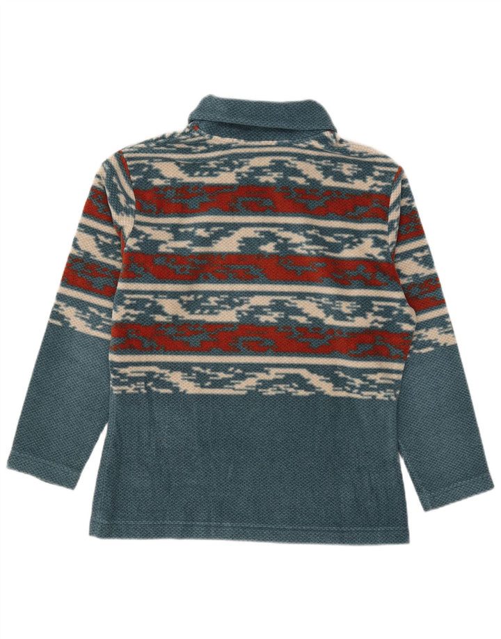 Fila Dame Rullehalstrøje IT 44 Medium Blå Stribet