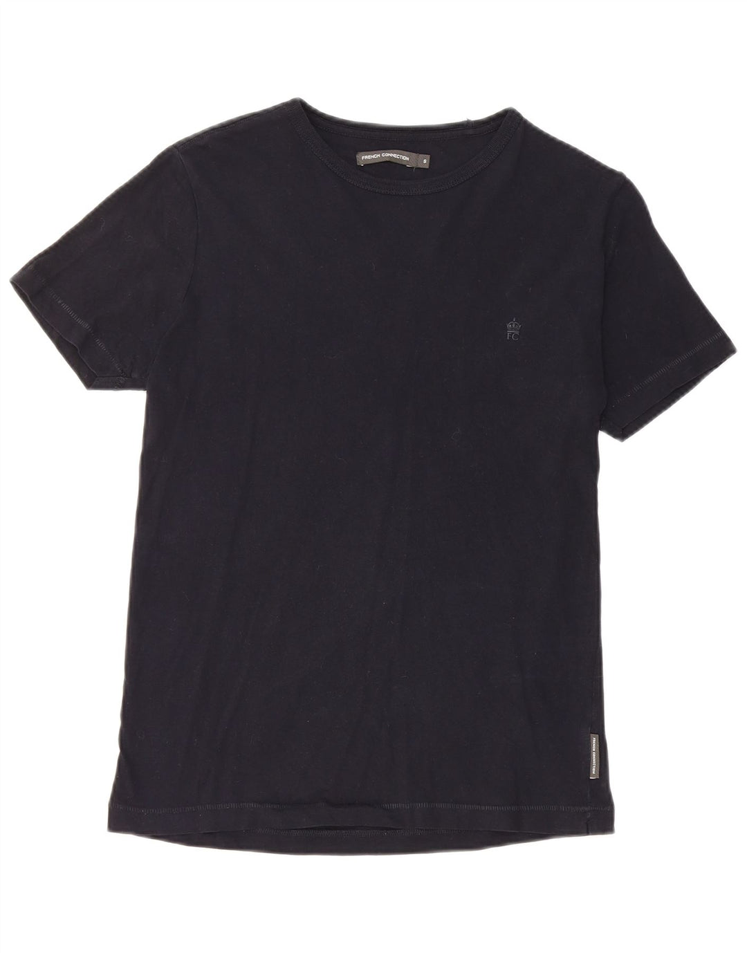 French Connection Herre T-shirt Top Lille sort bomuld