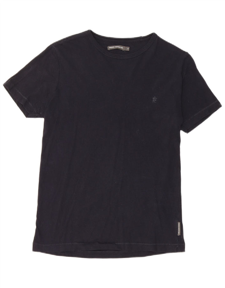 French Connection Herre T-shirt Top Lille sort bomuld