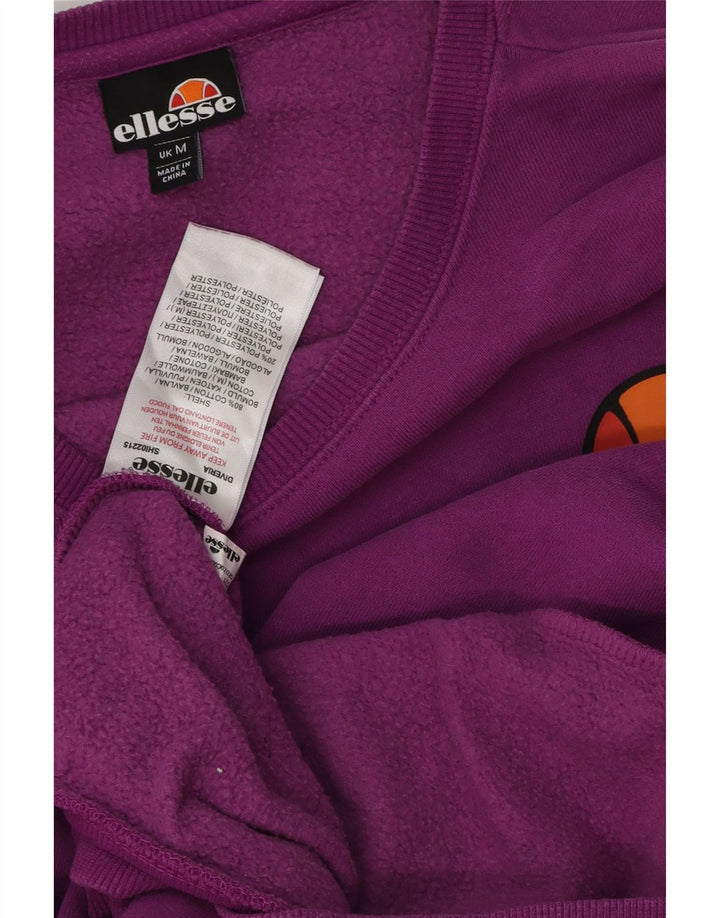 Ellesse Herre Sweatshirt Jumper Medium Lilla Bomuld