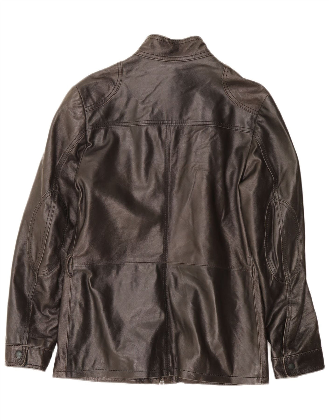 Suprema Dame Læderjakke IT 42 Medium Sort Læder