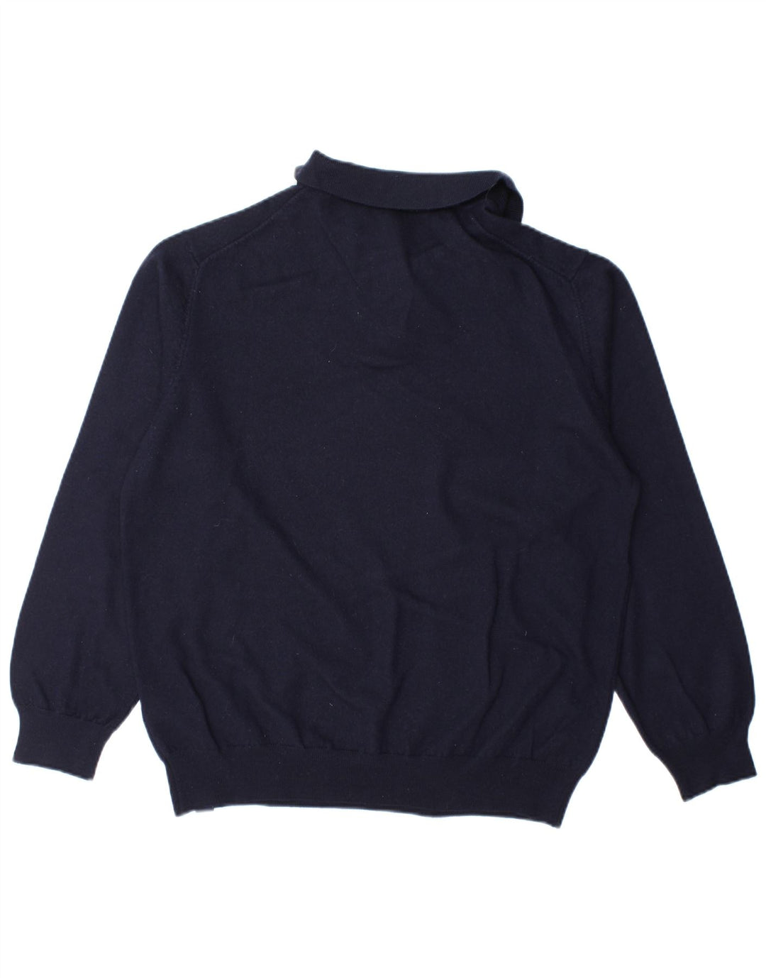 North Sails Herre Polo Neck Jumper Sweater XL Navy Blue Uld