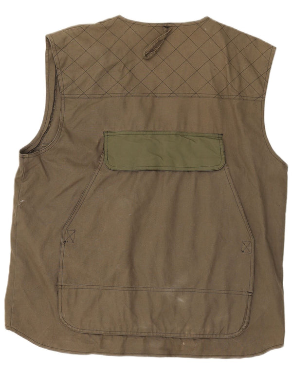 Browning Herre Utility Gilet UK 44 XL Khaki Cotton