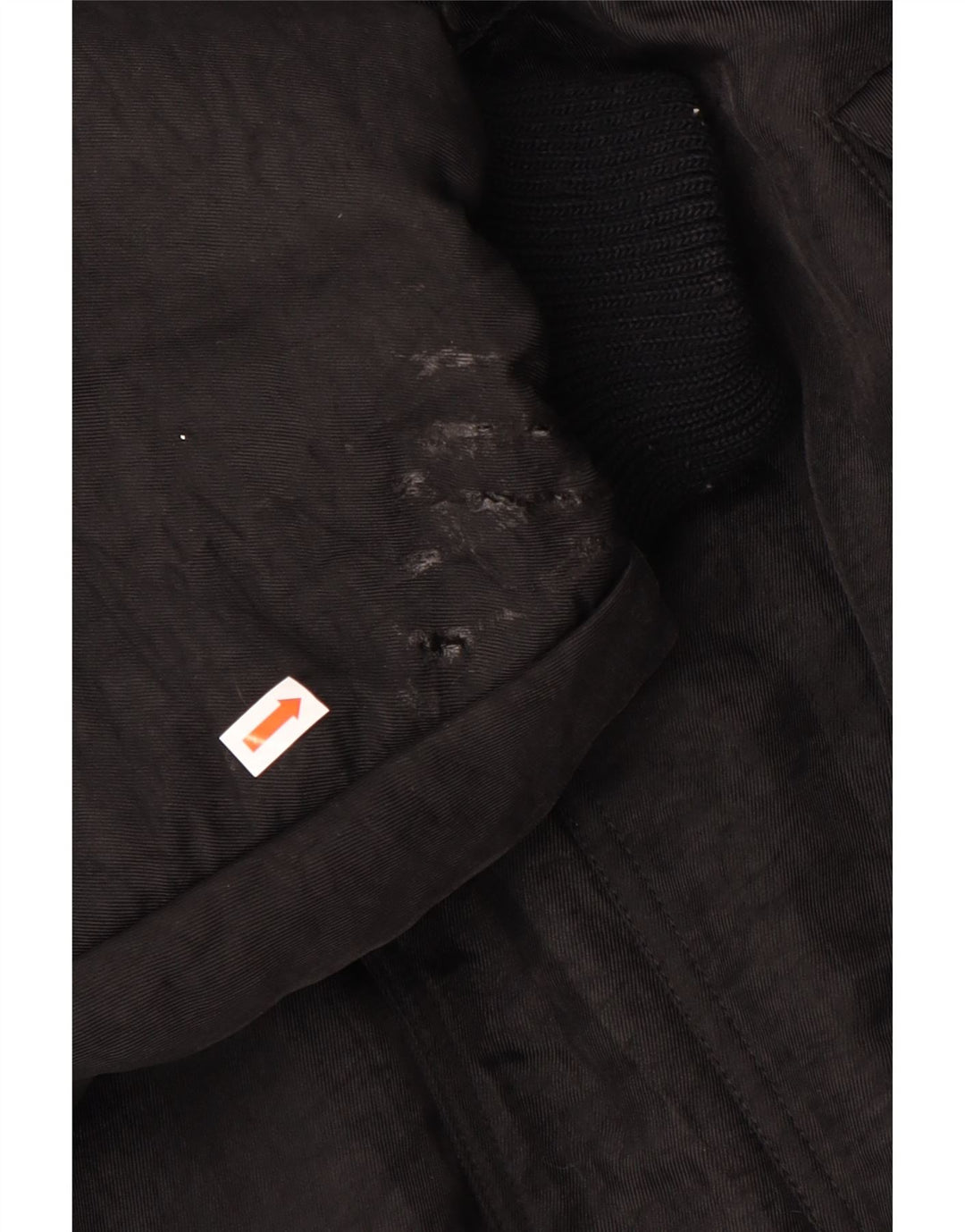 Vintage herre Loose Fit polstret jakke UK 38 Medium Black