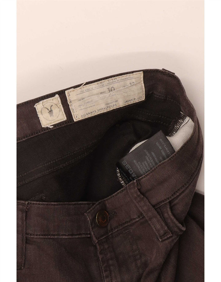 All Saints Dame Slim Jeans W30 L32 Brun Bomuld