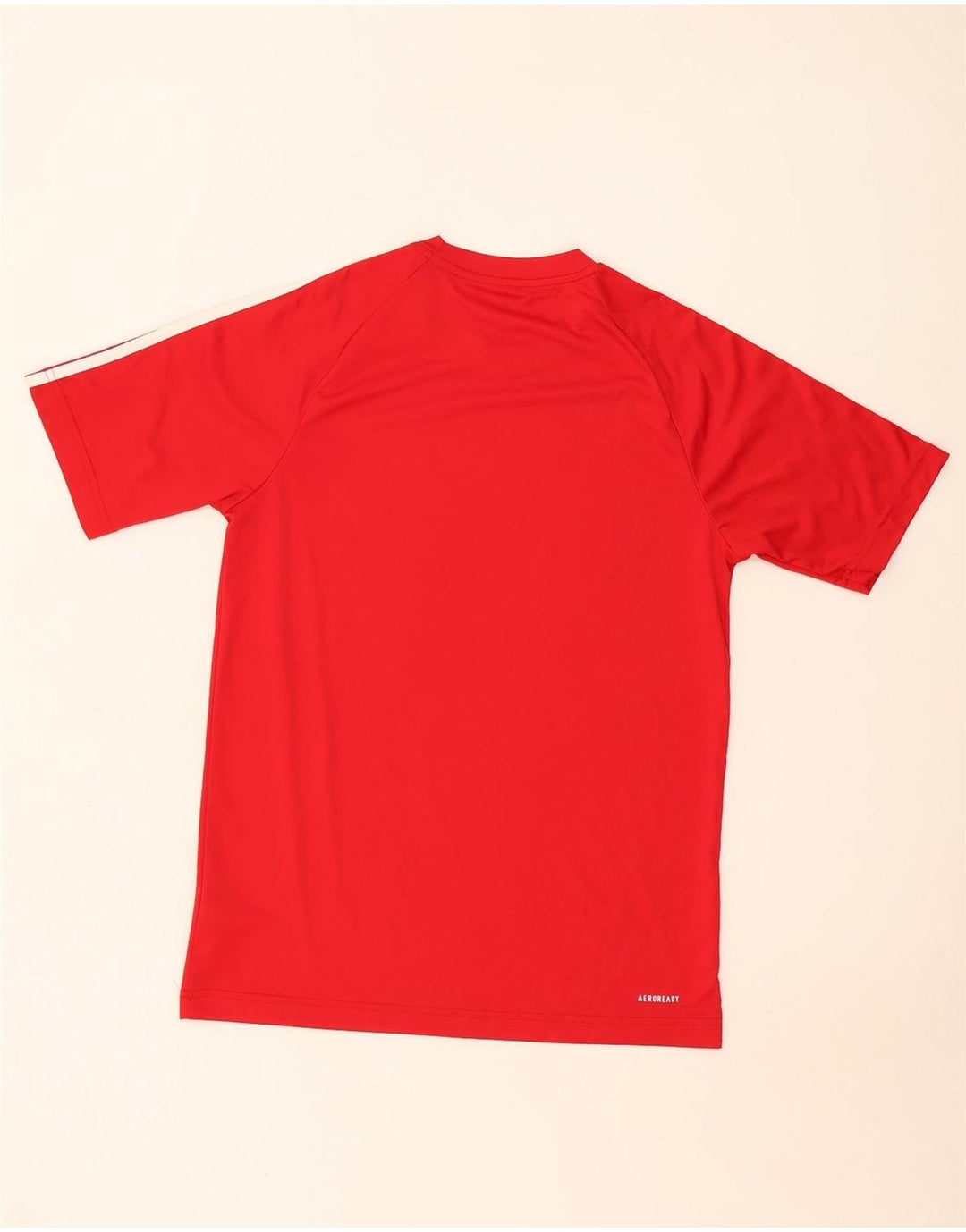 Adidas Herre Aeroready T-Shirt Top Lille Rød Polyester