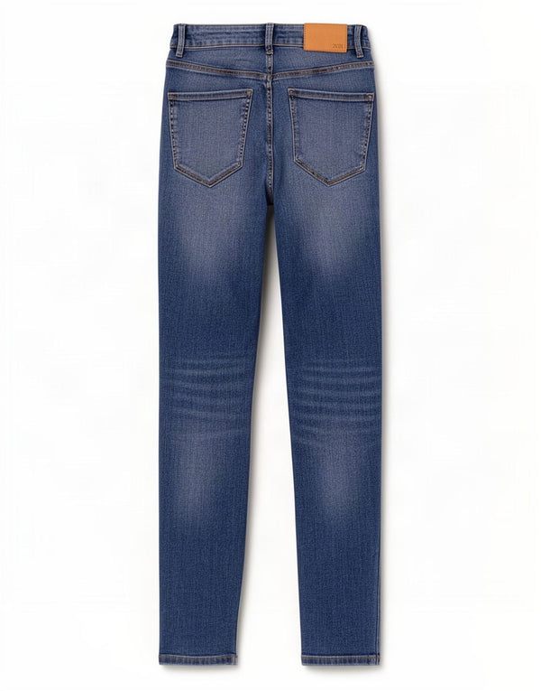 Zara Dame Skinny Jeans EU 34 2XS W24 L26 Blå Bomuld