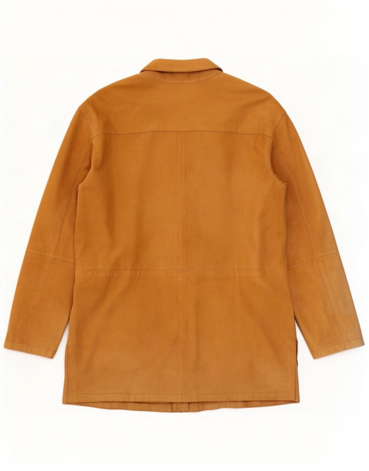 Efffeti Dame Ruskindsjakke IT 48 XL Beige Læder