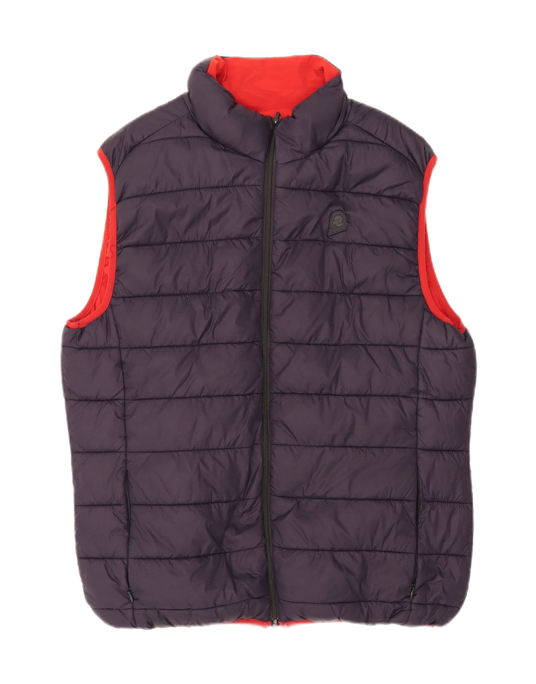 INVICTA Mens Reversible Padded Gilet UK 44 2XL Navy Blue Polyester Vintage Invicta and Second-Hand Invicta from Messina Hembry 