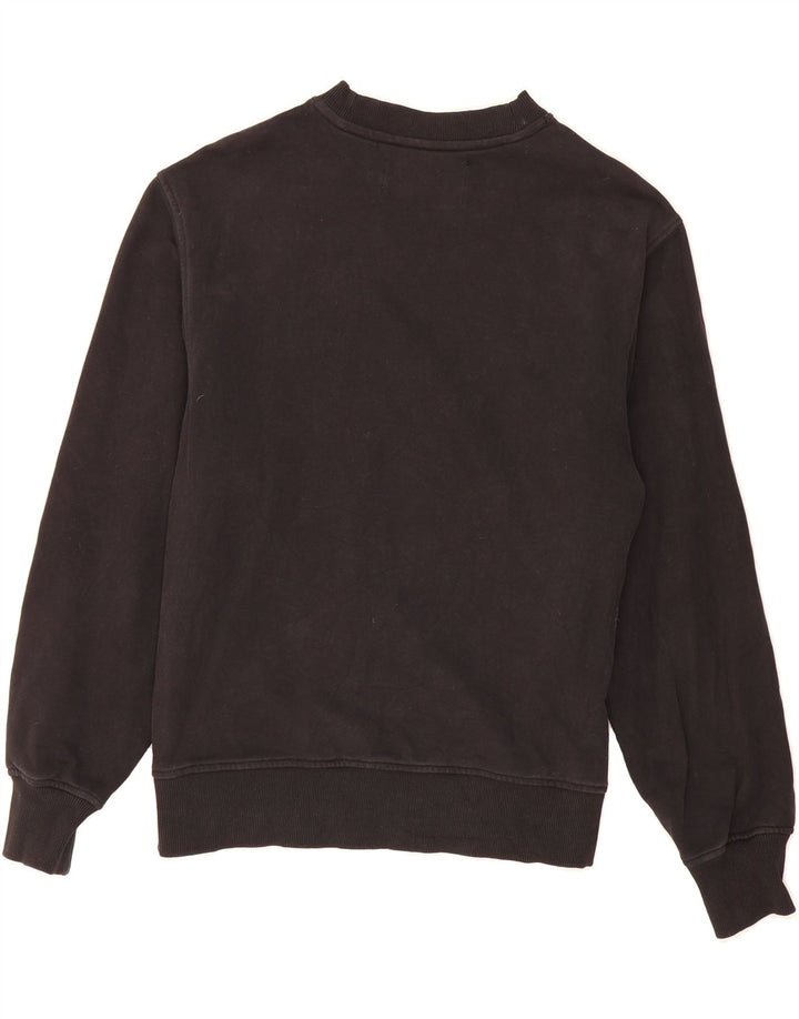 CALVIN KLEIN JEANS Womens Sweatshirt Jumper UK 14 Medium Black Cotton Vintage Calvin Klein Jeans and Second-Hand Calvin Klein Jeans from Messina Hembry 