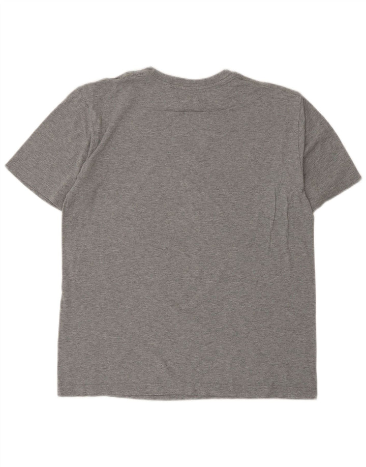 NIKE Grafisk T-shirt til mænd, mellemgrå