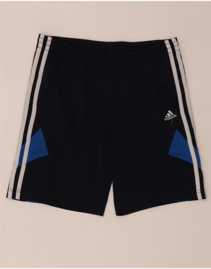 Adidas Boys Sports Shorts 11-12 år Navy Blue Colourblock Polyester