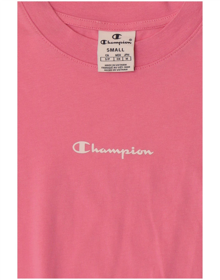 Champion Herre Grafisk T-Shirt Top Lille Pink