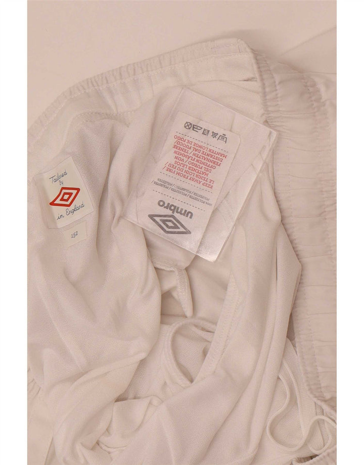 Umbro Boys England Sportsshorts 11-12 År Hvid Polyester