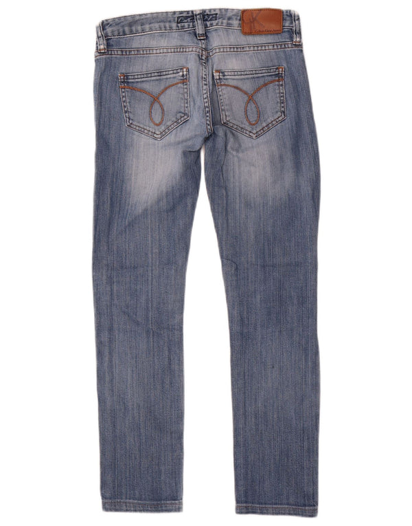 Calvin Klein Womens Low Waist Skinny Jeans W27 L28 Blue