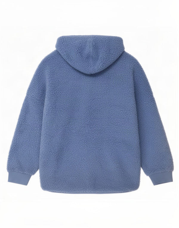 Marks & Spencer Dame Oversized hættetrøje cardigan UK 18 XL Blå