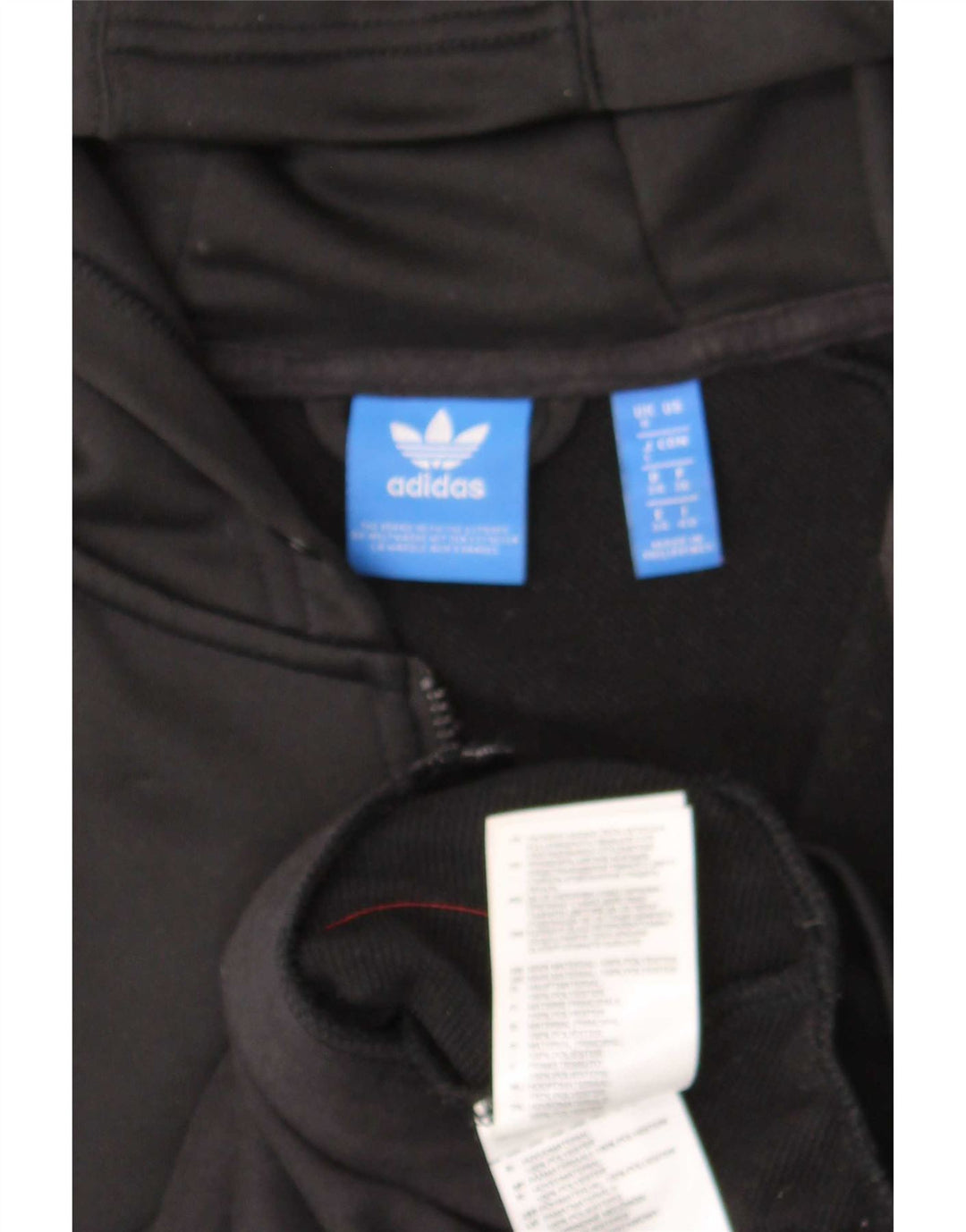 Adidas Dame Hættetrøje Sweater UK 8 Small Black Polyester