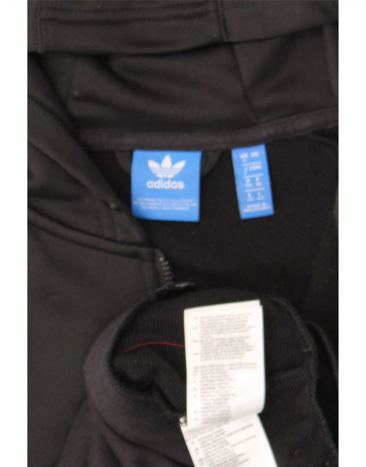 Adidas Dame Hættetrøje Sweater UK 8 Small Black Polyester