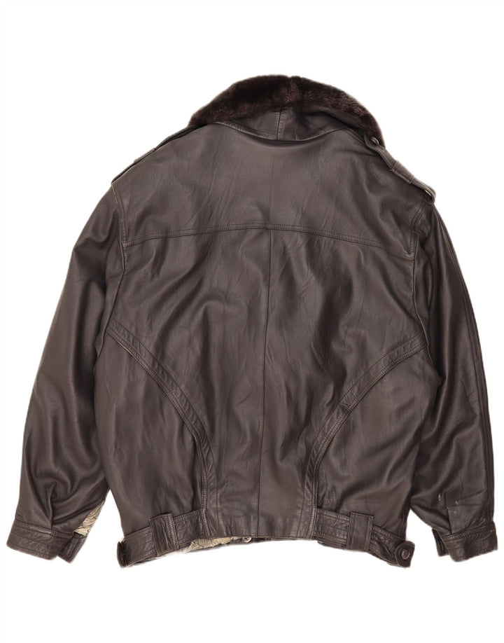 Sergio Morini Herre Militær Dobbeltradet Jakke IT 52 XL Sort