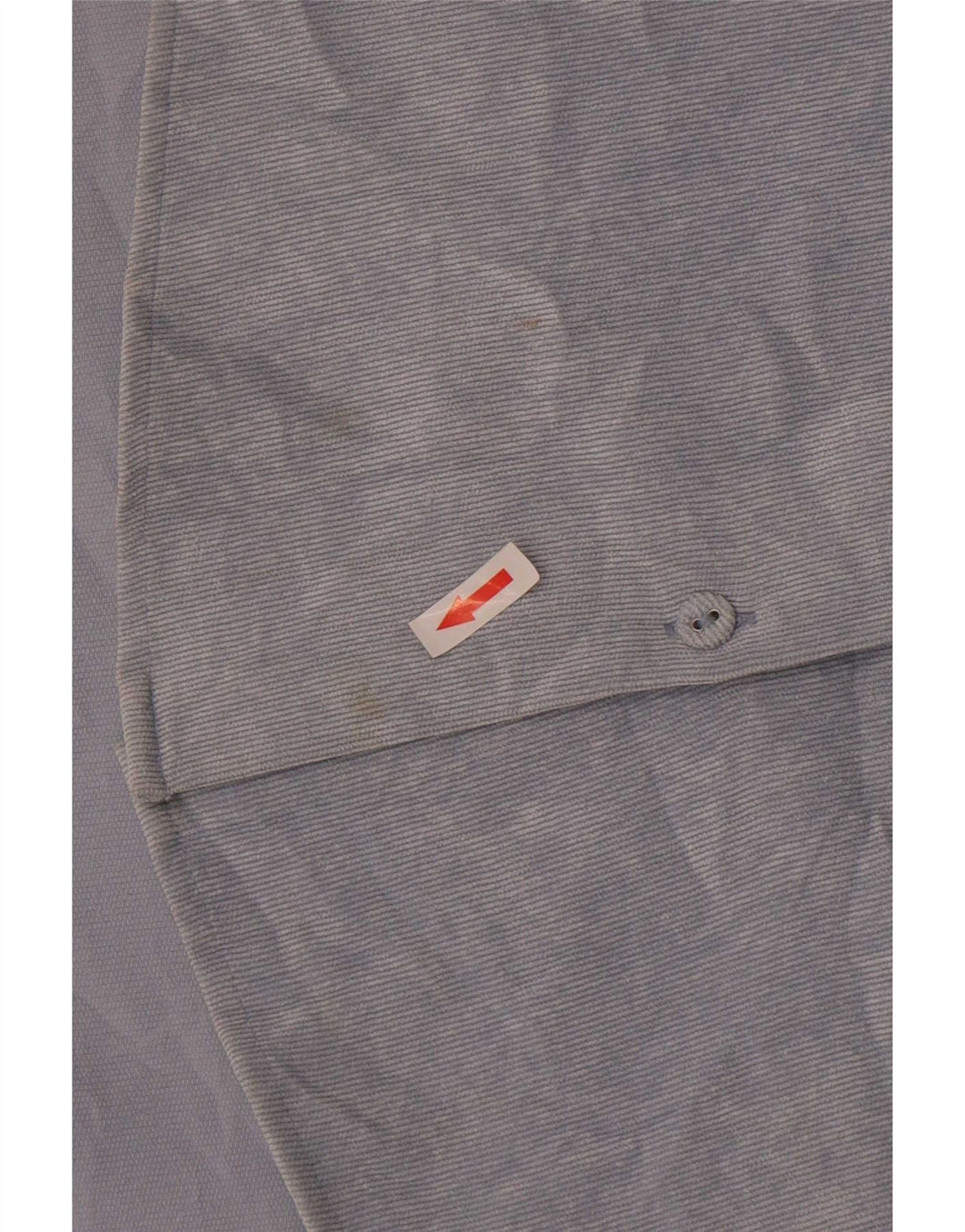 Zara Damefløjlsskjorte UK 14 Medium Blue Polyester