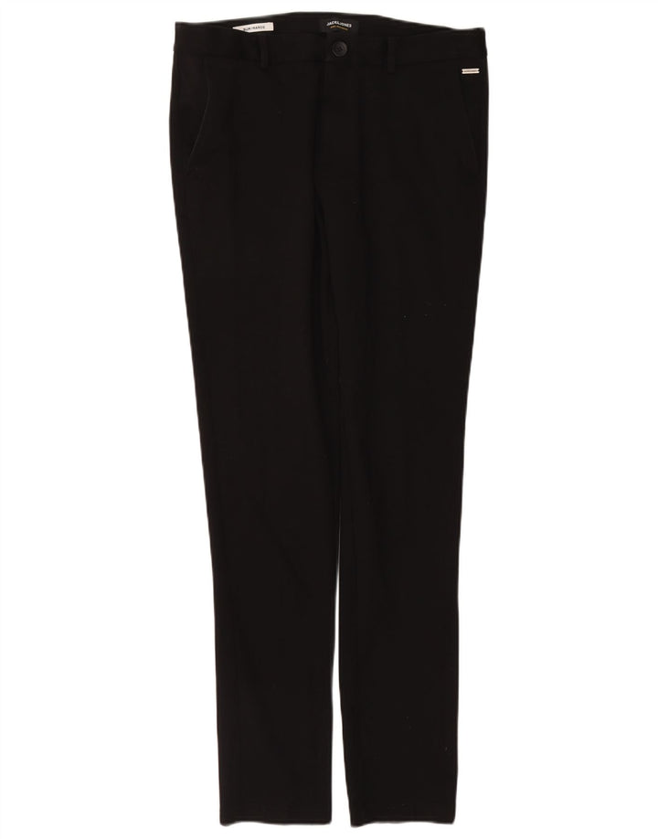 Jack & Jones Dame Marco Slim Chino Bukser W32 L34 Sort Polyester