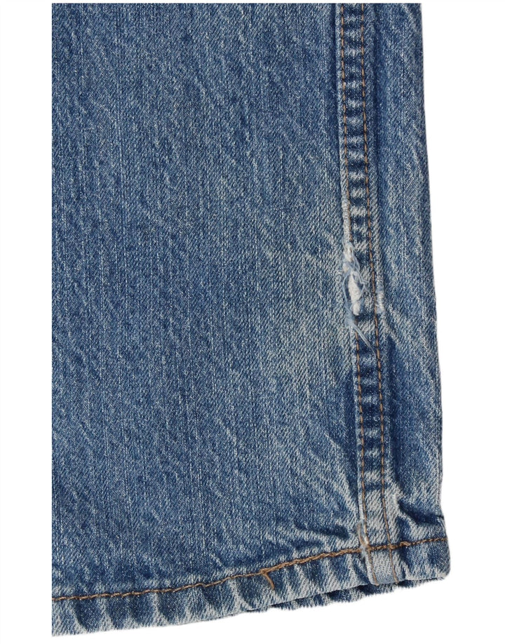 Marks & Spencer Herre Regular Straight Jeans W34 L31 Blå Bomuld