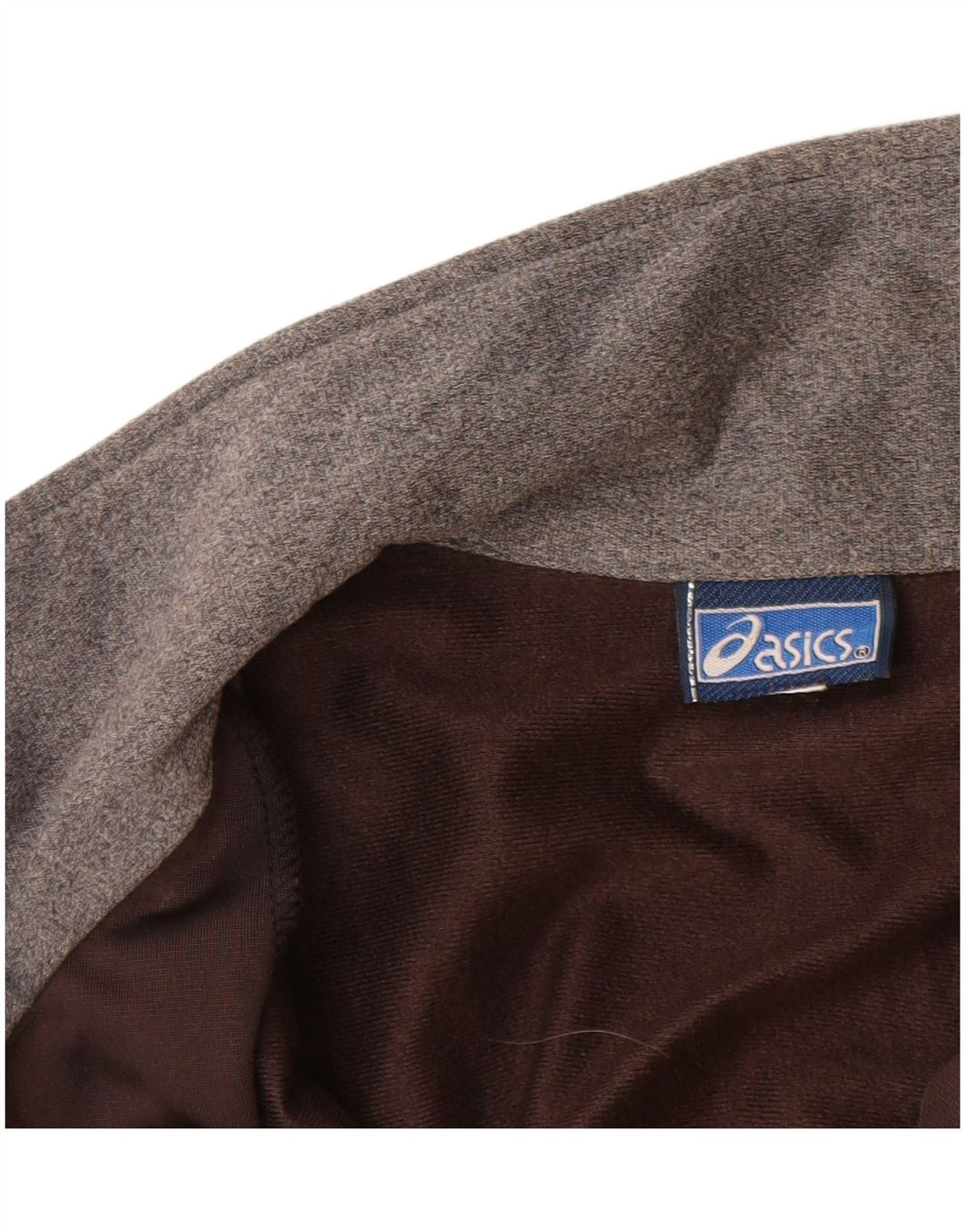 ASICS Grafisk træningsdragt til mænd Topjakke Medium Brun Colourblock Polyester