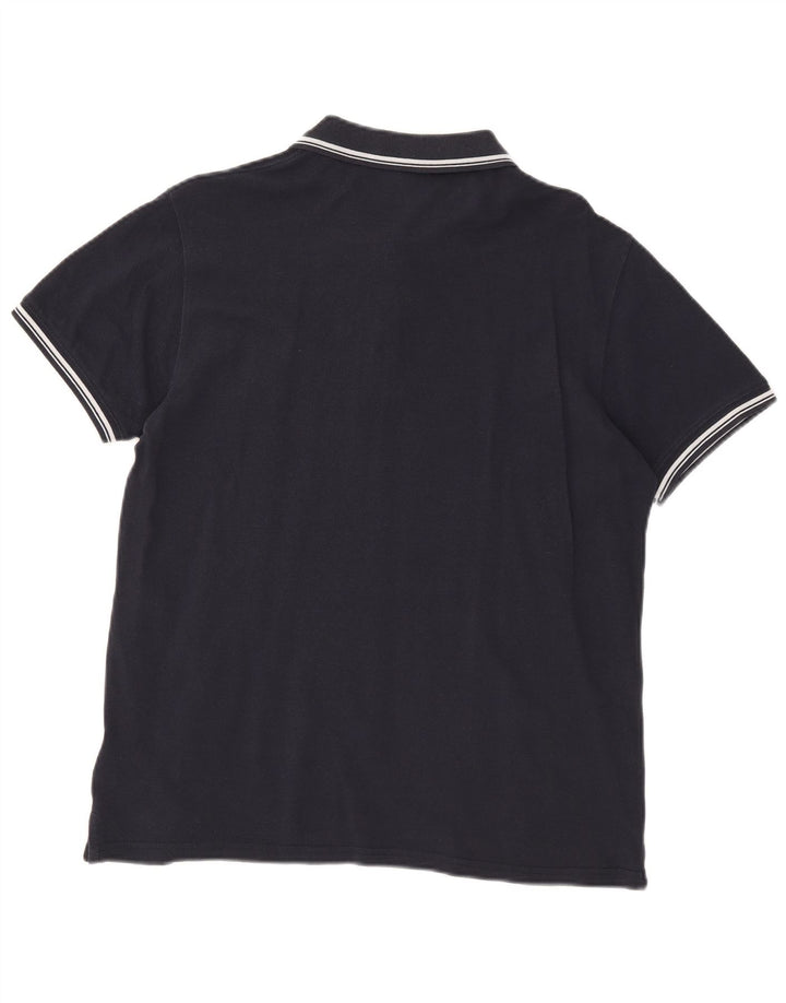 Sergio Tacchini herre poloshirt Medium marineblå bomuld