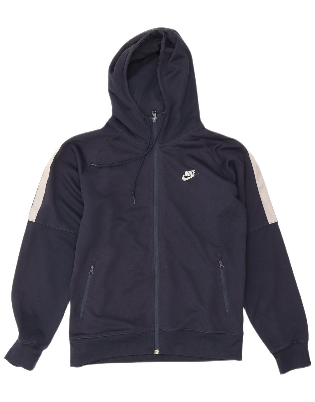 Nike Hættetrøje med lynlås til mænd Medium Marineblå Colourblock Polyester