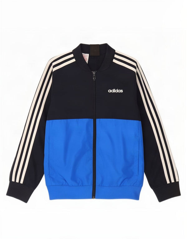 Adidas Træningsdragt Topjakke til drenge 7-8 år Blå Colourblock Polyester