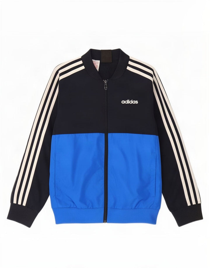 Adidas Træningsdragt Topjakke til drenge 7-8 år Blå Colourblock Polyester
