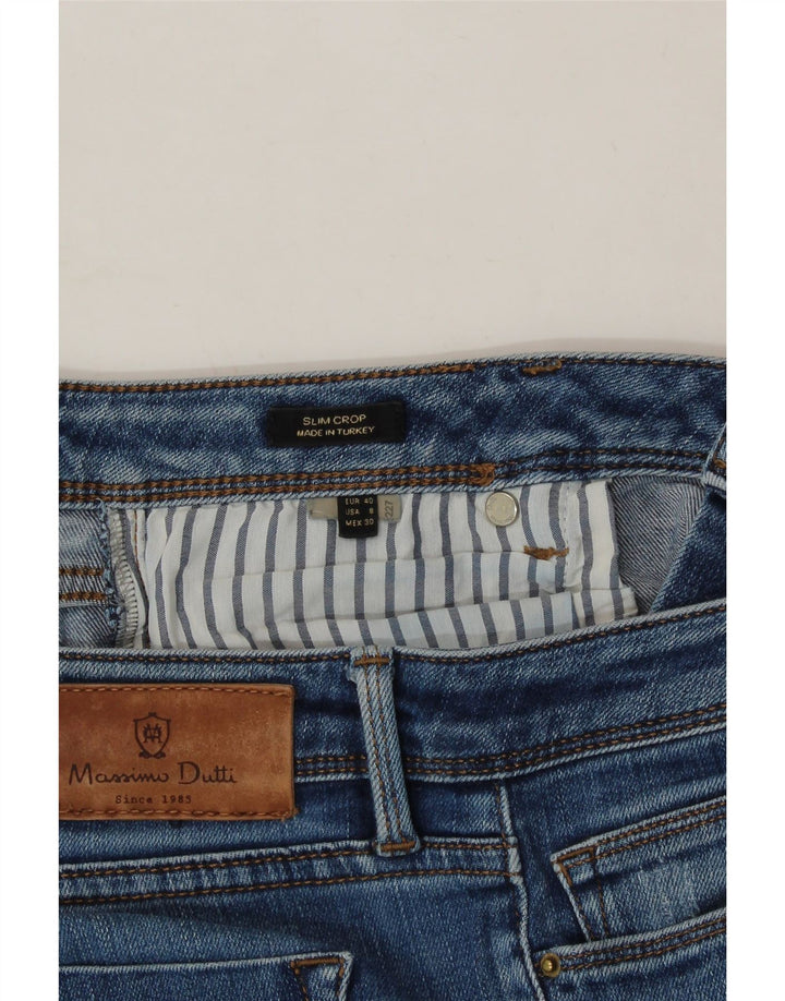 MASSIMO DUTTI Womens Slim Cropped Jeans EU 40 Medium W30 L28 Blue Vintage Massimo Dutti and Second-Hand Massimo Dutti from Messina Hembry 