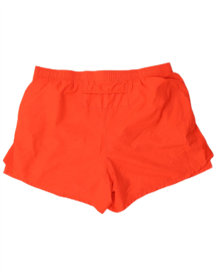 Nike Dame Dri Fit sportsshorts UK 20 2XL Orange Polyester