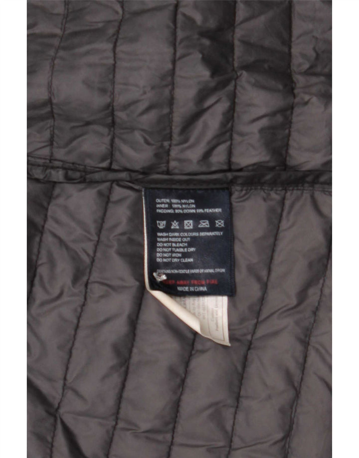 Puffa Dame Hooded Polstret Frakke UK 8 Small Black Nylon