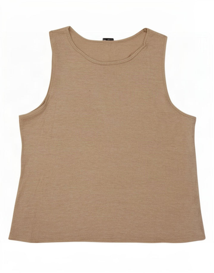 Zara Damevest Top UK 14 Medium Beige