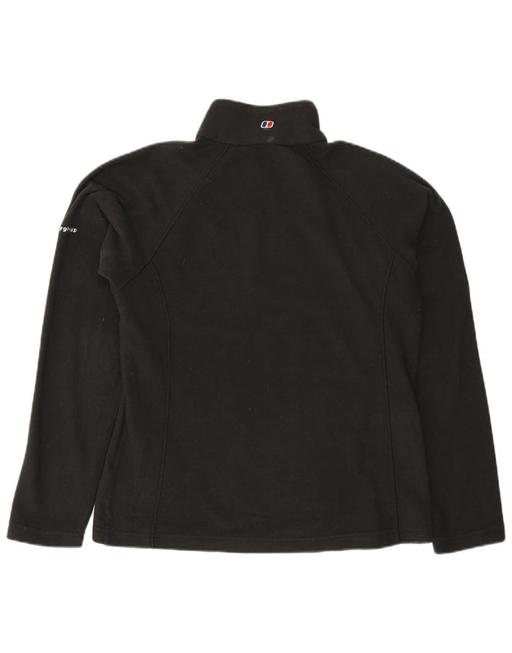 Berghaus Dame Fleece Jumper med lynlås DK 14 Stor sort polyester