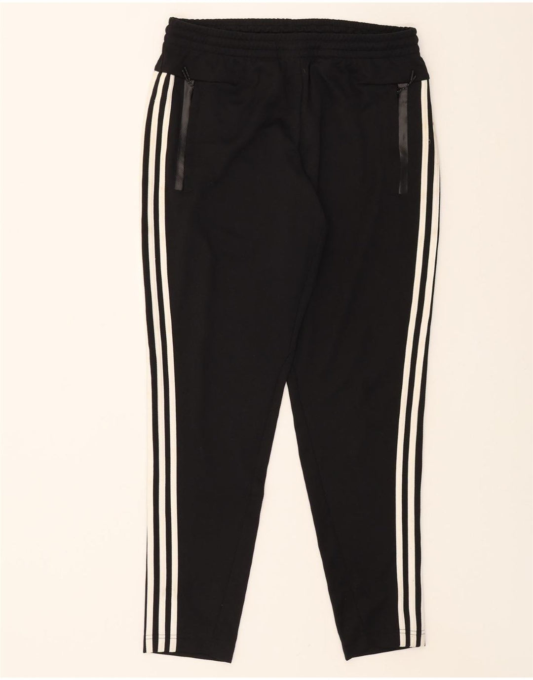 ADIDAS Womens Tracksuit Trousers UK 16 Large  Black Polyester Vintage Adidas and Second-Hand Adidas from Messina Hembry 